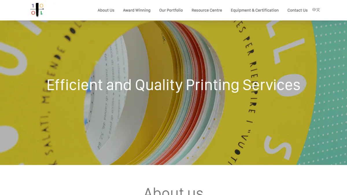 1010 Printing official website homepage for book manufacturing in China
