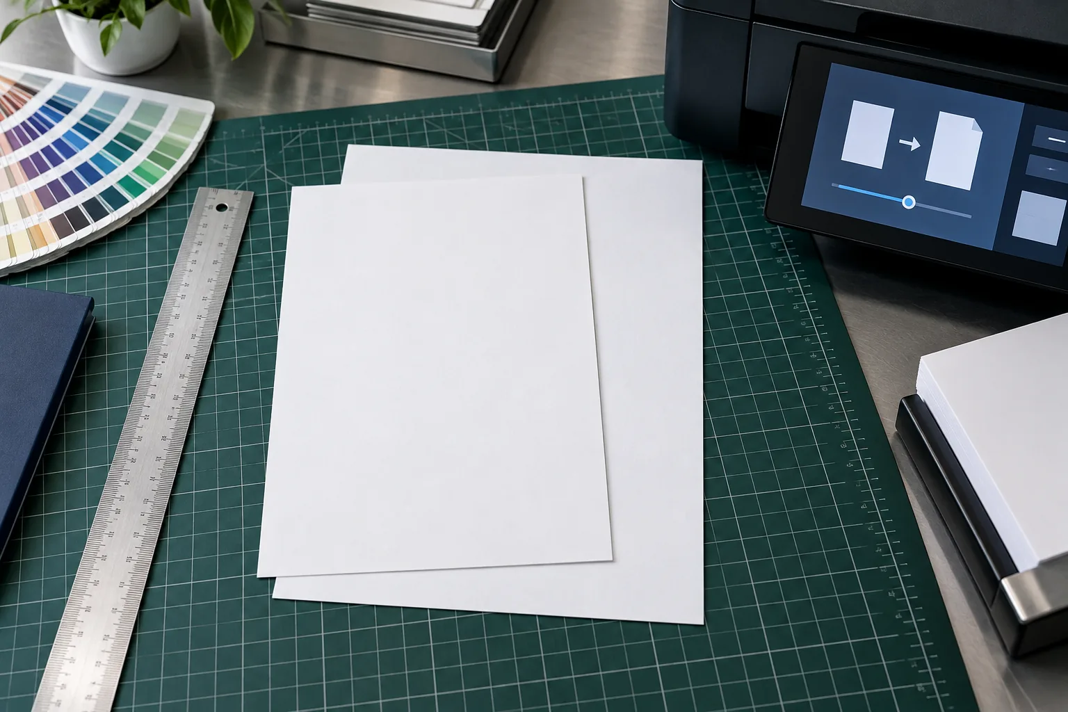 Standard printer paper size mismatch between A4 and US Letter sheets