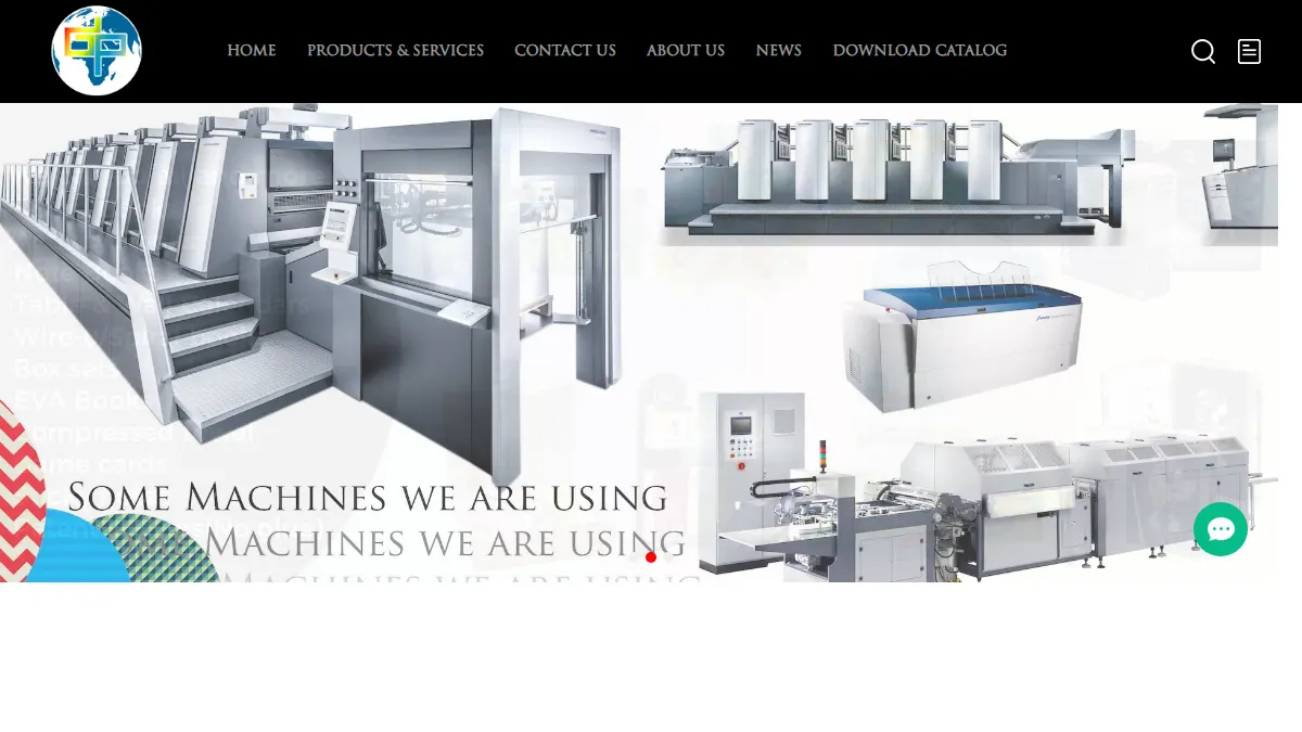 Global Media Printing official website homepage for booklet manufacturing in China