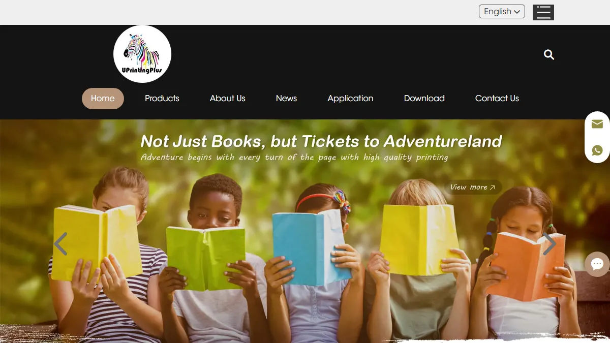 Heao Printing official website homepage for booklet manufacturing in China