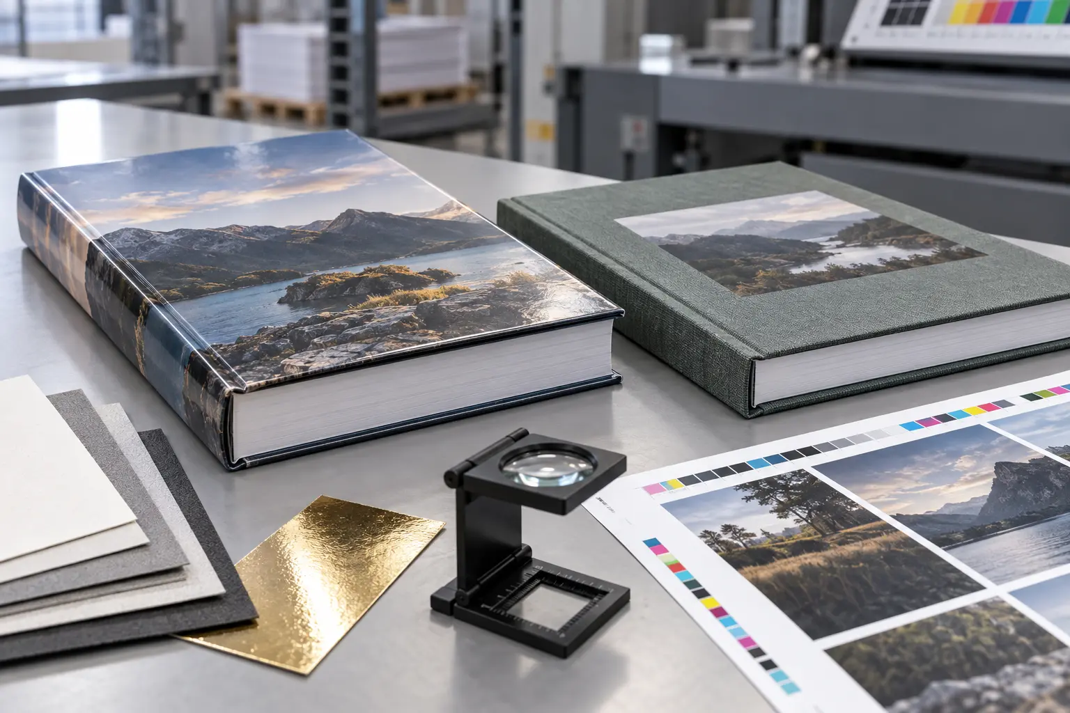 Special edition hardcover books with gold edges and slipcases under factory quality inspection
