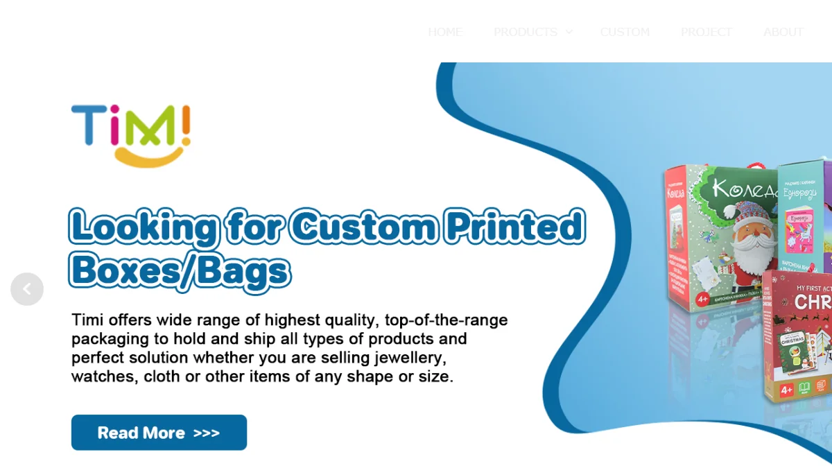 Timi Printing official website homepage for book printing in China