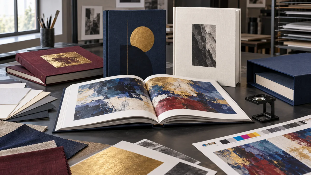 Premium art books, proofs, and paper samples for art book printing in China