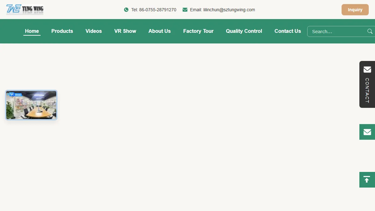 Tung Wing official website homepage for book manufacturing in China