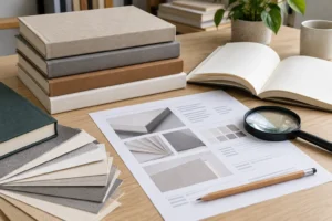 Book printer evaluation materials and samples