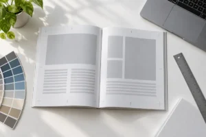 Book printing file checklist editorial image